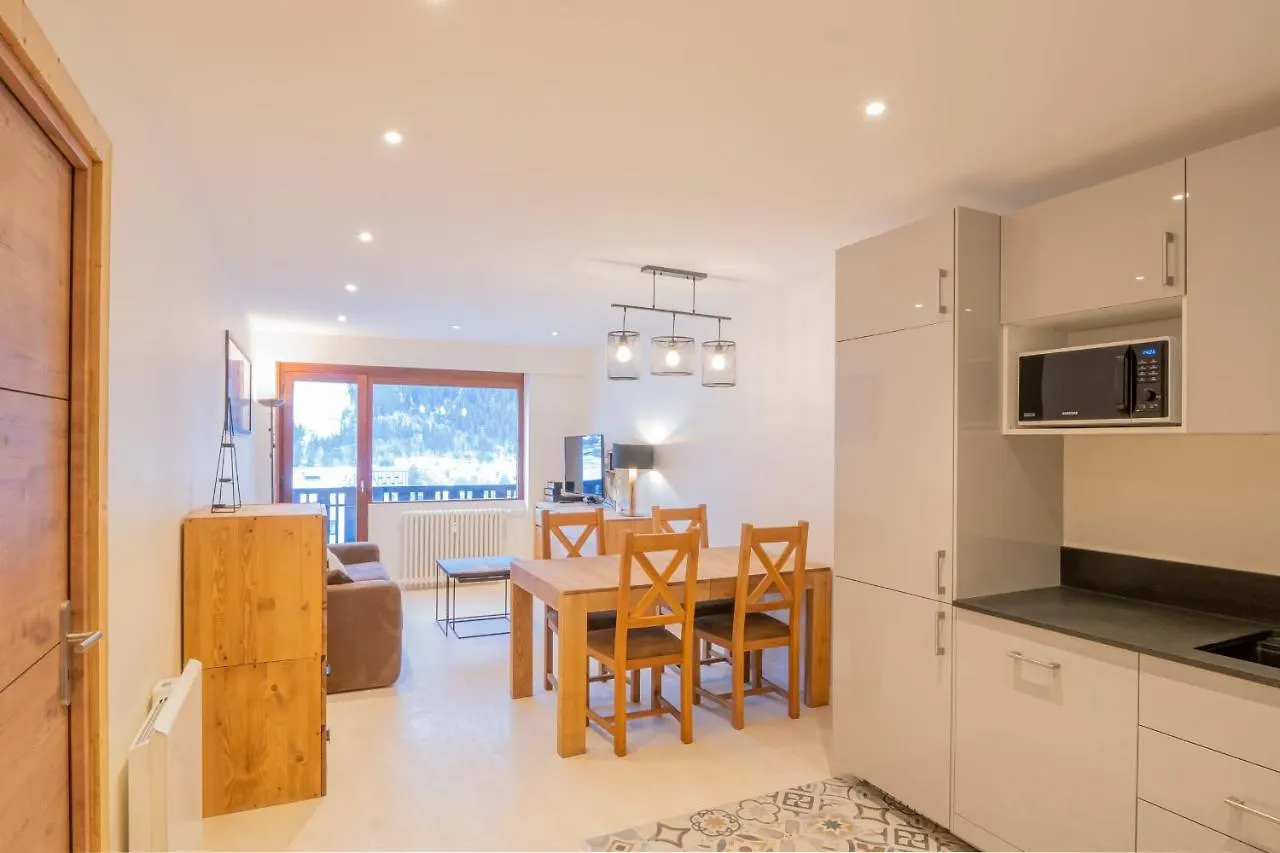 Portes Du Brevent -1 Bedroom Apartment With Magnificient Mont Blanc Views 샤모니